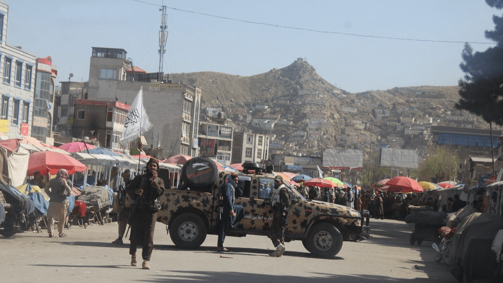 Einmarsch der Taliban in Kabul August 2021: Die Situation ist unübersichtlich, viele Straßen sind gesperrt. © AKE | SKABE GmbH