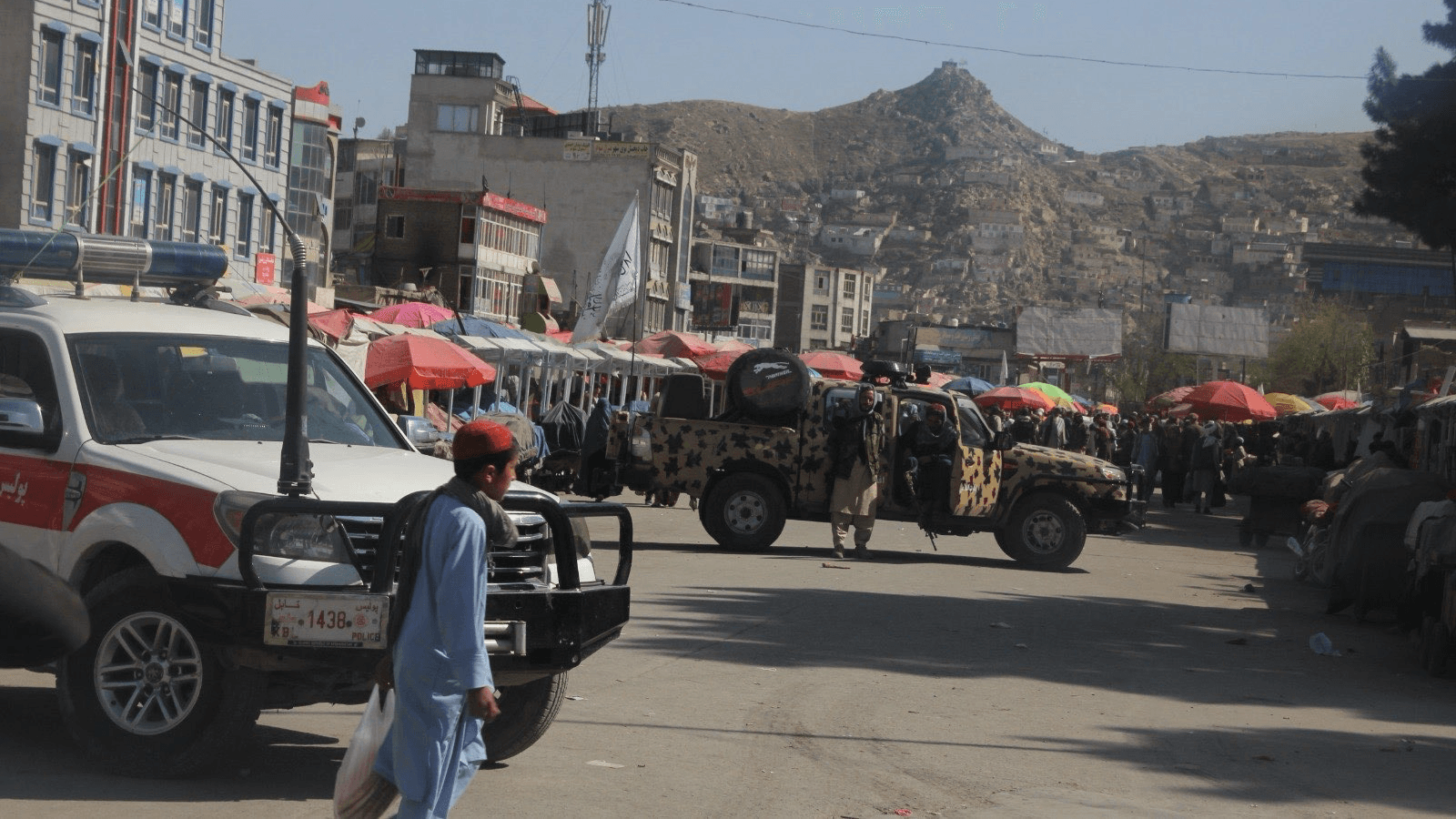 Einmarsch der Taliban in Kabul August 2021: Die Situation ist unübersichtlich, viele Straßen sind gesperrt. © AKE | SKABE GmbH