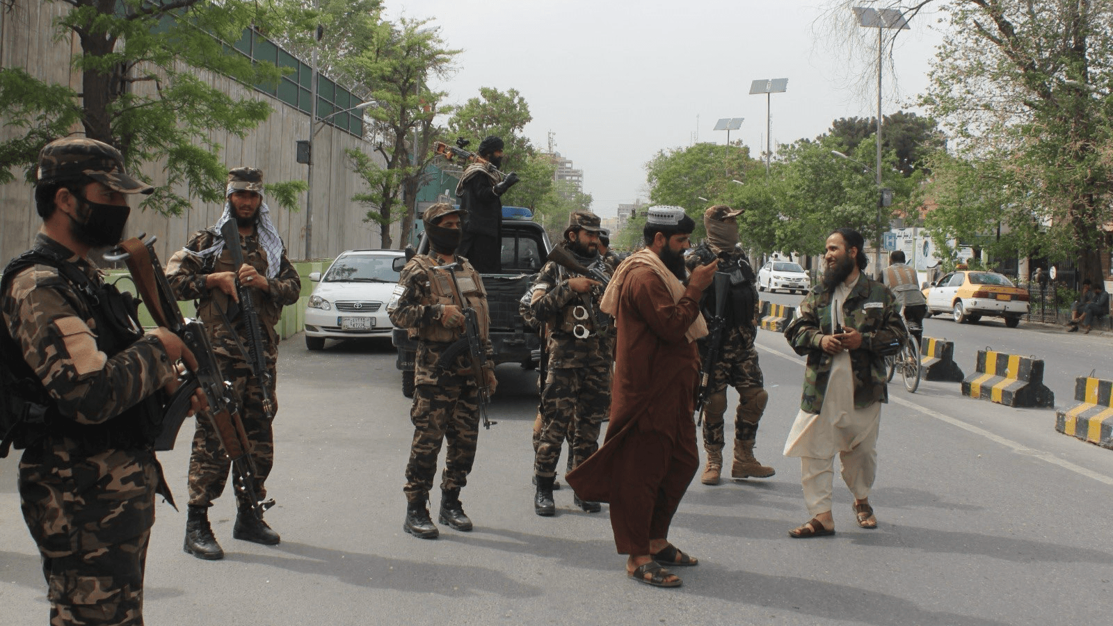 Einmarsch der Taliban in Kabul August 2021: Die Situation ist unübersichtlich, viele Straßen sind gesperrt. © AKE | SKABE GmbH
