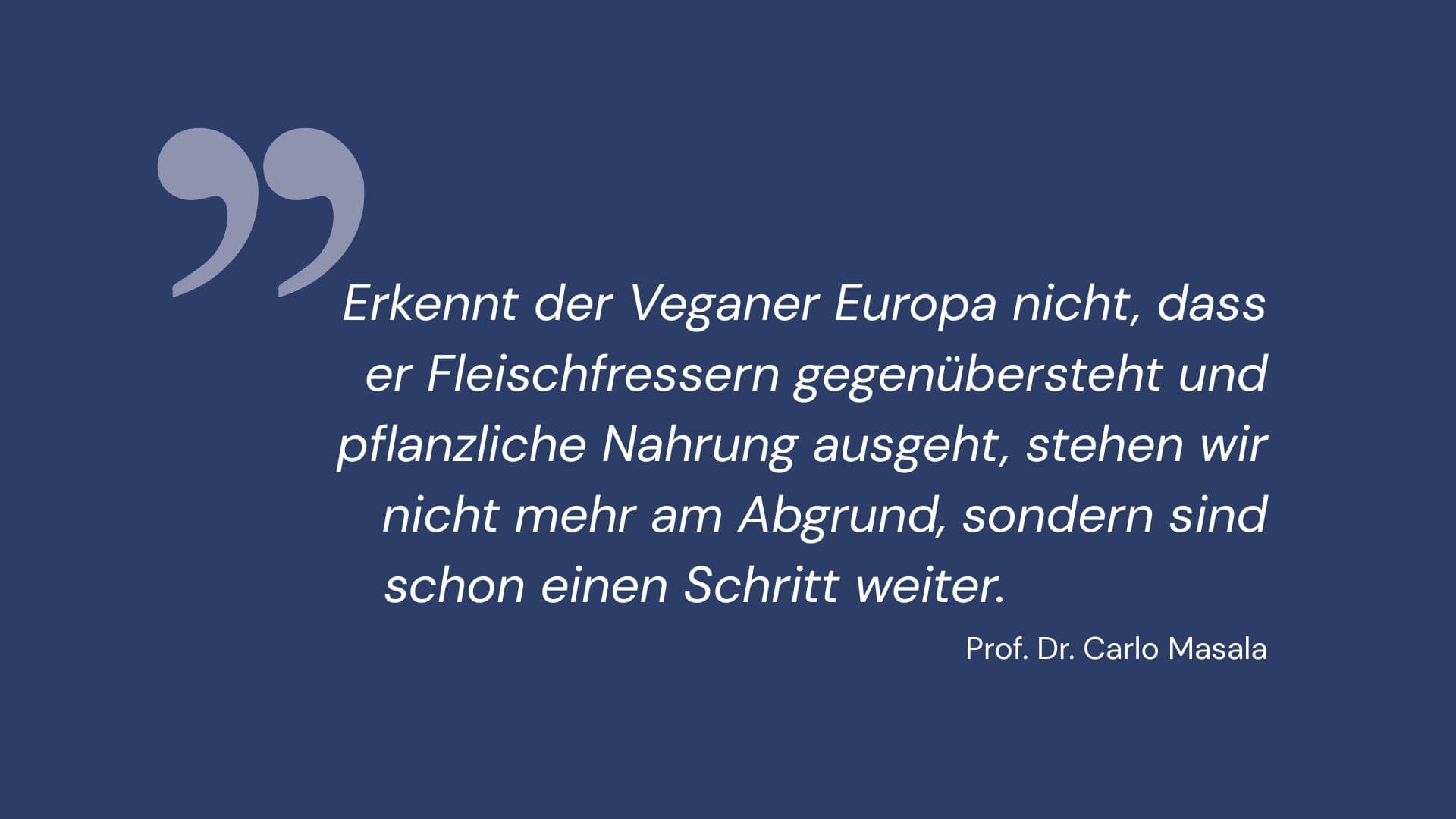 Das Prinzip Hoffnung funktioniert nicht mehr. Analyse zu Europa von Prof. Dr. Carlo Masala