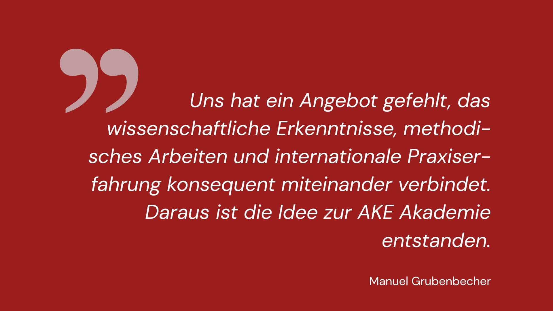 Braucht Deutschland wirklich noch eine Akademie?